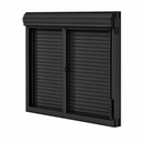 Ver imagem 1 de Janela Persiana Integrada Alumasa Alumínio 120x120 cm Preto
