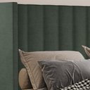Ver imagem 6 de Cabeceira Casal 138 cm Barcell Veludo Verde Soon
