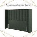 Ver imagem 5 de Cabeceira Casal 138 cm Barcell Veludo Verde Soon
