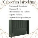 Ver imagem 3 de Cabeceira Casal 138 cm Barcell Veludo Verde Soon