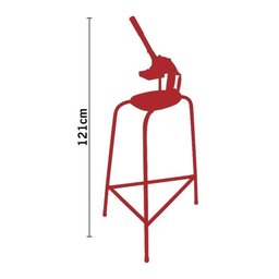 Cortador De Legumes Grande 10Mm Manual Com Pedestal Dak - 3