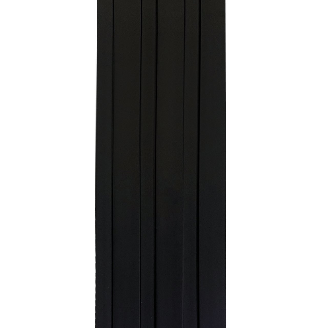 Kit 13 Painel Ripado Cor: Preto Wpc Interno Wide 2,90m X 19cm (0,55m²) - 2