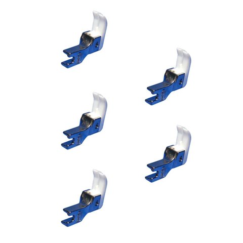 05 Pé Calcador de Teflon Pesponto Compensado para Maquina Reta Industrial Lado Direito 1mm Tcr-1/32n