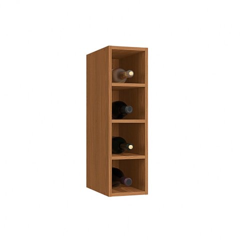 Armário Aéreo Garrafeiro 20cm Ciela Marrom/Canela