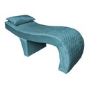 Ver imagem 2 de Kit Maca Metalasse com Mocho e Escadinha Base Slk Decor Nina Azul Turquesa