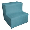 Ver imagem 3 de Kit Maca Metalasse com Mocho e Escadinha Base Slk Decor Nina Azul Turquesa