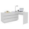 Mesa para Escritório Diretor em L 6 Gavetas Oring Cabecasa - 7