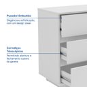 Ver imagem 6 de Escrivaninha em L ou Reta 140cm 6 Gavetas Oring CabeCasa MadeiraOriginals