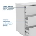Ver mais imagens de Escrivaninha em L ou Reta Oring 6 Gavetas 230cm CabeCasa MadeiraOriginals Branco