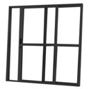 Ver imagem 2 de Porta Sacada de Alumínio 2 Folhas 210 X 150 Cm com Fechadura Linha 25