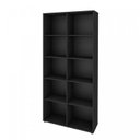 Ver mais imagens de Conjunto 2 Peças com Escrivaninha em L com Nichos e 3 Gavetas e Estante Clean com 10 Ipê Preto