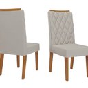 Ver imagem 5 de Mesa de Jantar Retangular 200x90 Noble com 8 Cadeiras Iza