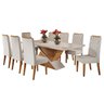 Mesa de Jantar Retangular 200x90 Noble com 8 Cadeiras Iza - 2