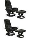 Ver imagem 2 de Conjunto com 2 Poltronas de Massagem com Apoio para Pés Louisiana