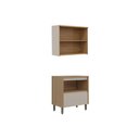 Ver imagem 4 de Cozinha Completa 2 Peças 3 Portas Allure CZ698 Gris Linea