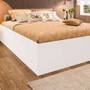 Ver imagem 7 de Cama Casal Adulto Lia 191cm x 141cm x 35cm DRD Móveis Branco