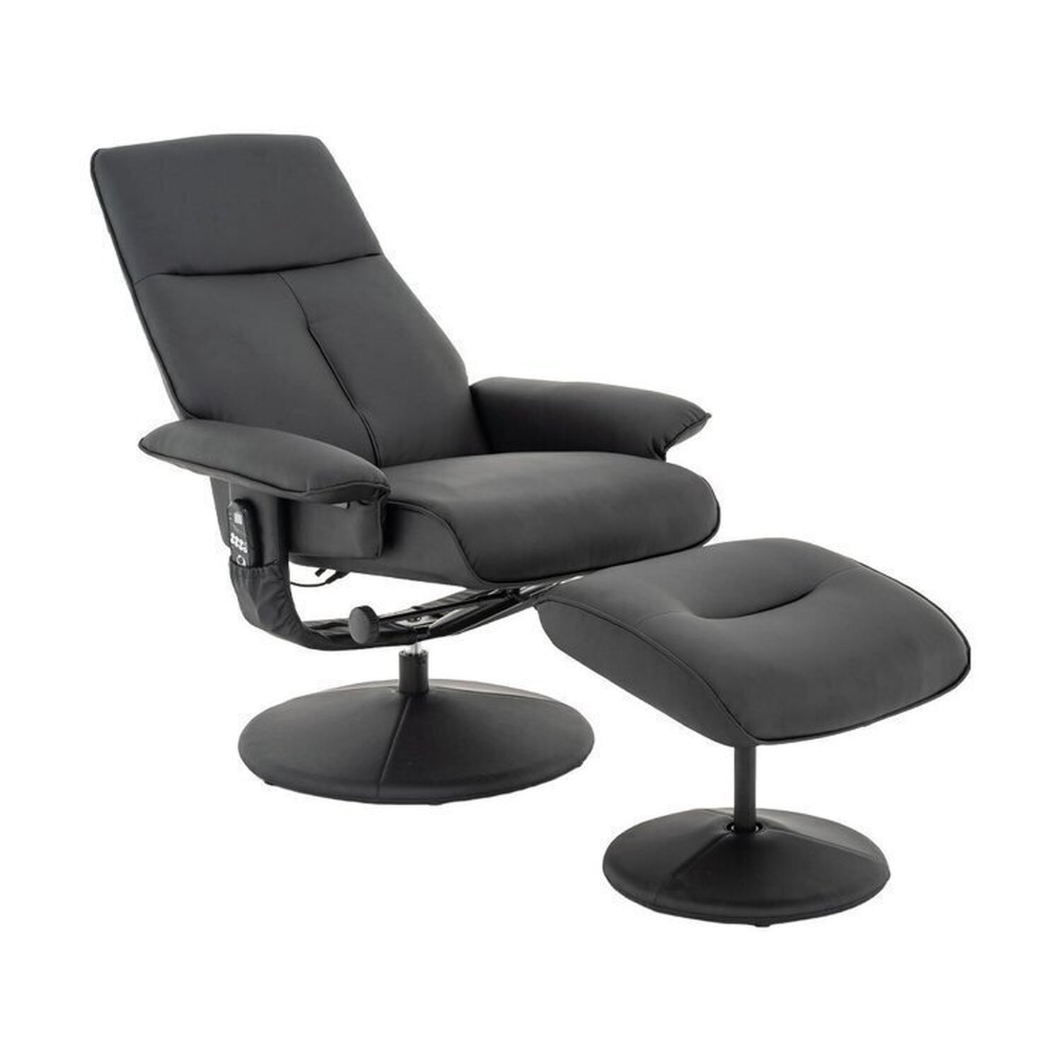 Conjunto com 2 Poltronas de Massagem Nebraska Pu Desing Moderno - 4