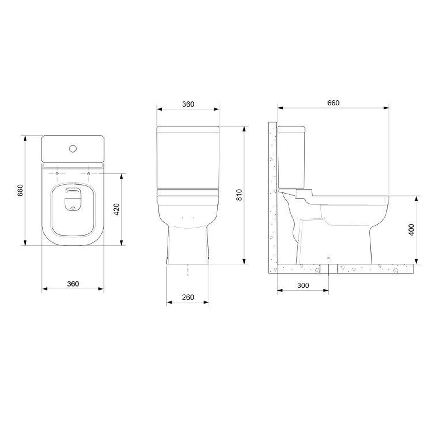 Kit 2 Vaso Sanitários com Caixa Acoplada e Assento Soft Close Elite Celite - 5