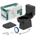 Ver imagem 4 de Kit 5 Vaso Sanitários com Caixa Acoplada e Assento Soft Close Elite Celite