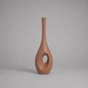 Ver imagem 1 de Garrafa Arabella Grande Vaso Decorativo de Cerâmica para Sala e Mesa Mocha Mousse