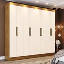 Ver imagem 1 de Guarda Roupa Casal 8 Portas 4 Gavetas Nevi Casa 812
