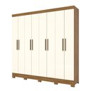 Ver imagem 4 de Guarda Roupa Casal 8 Portas 4 Gavetas Nevi Casa 812