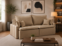 Ver imagem 1 de Sofa Orfeu 2.20 Nobly Linho Capuccino