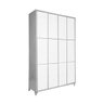 Armário Roupeiro Locker de Aço 12 Portas Vestiário Branco com Chave - 1