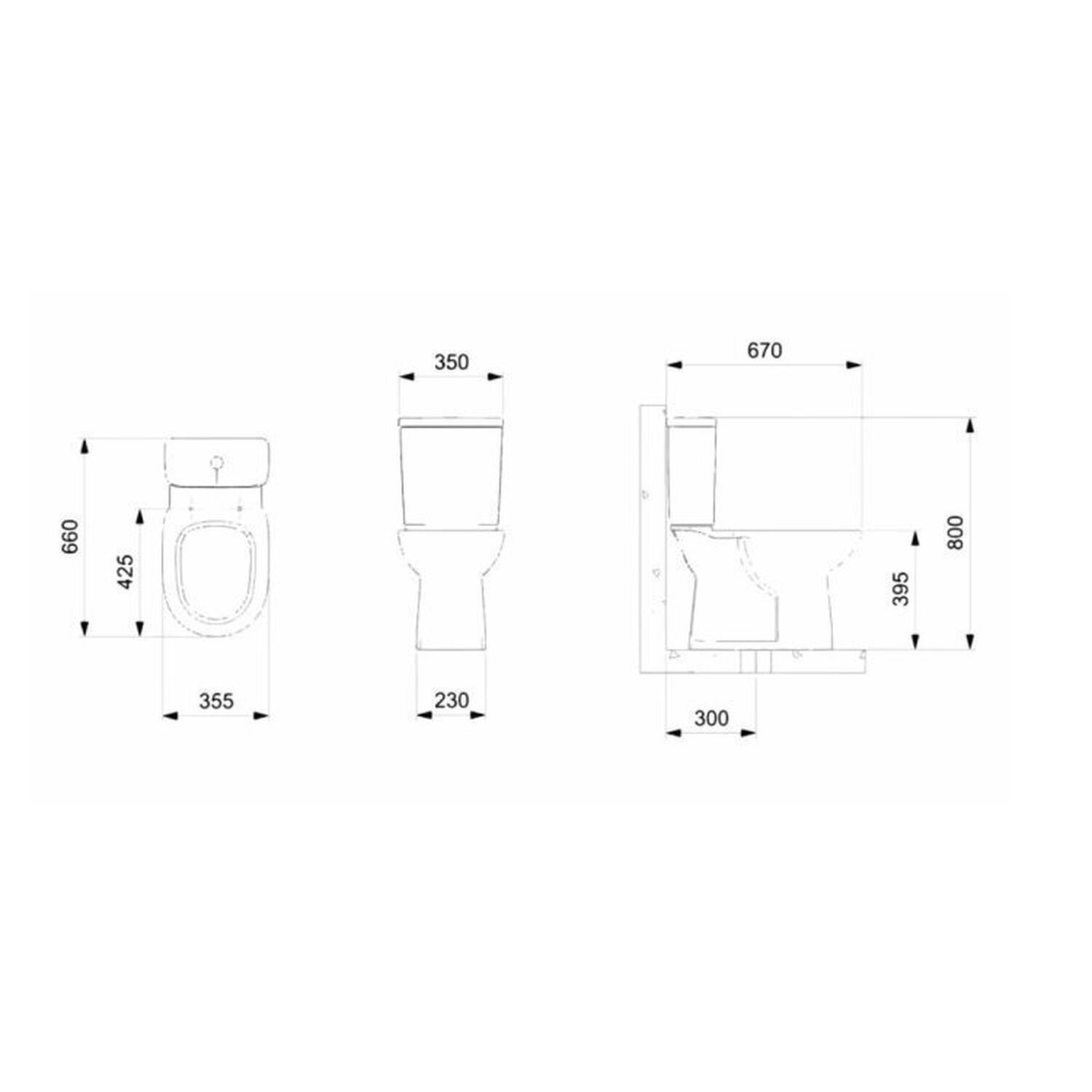 Kit 2 Vaso Sanitários com Caixa Acoplada e Assento Queda Amortecida Round Roca - 4