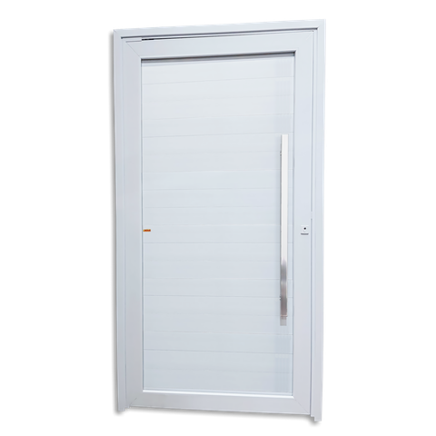 Porta Pivotante Alumínio Lambril PVC TECPLUS100 216 x 120 D.Brimak