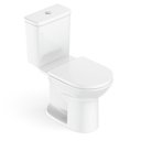 Ver imagem 6 de Kit 3 Vaso Sanitários com Caixa Acoplada e Assento Queda Amortecida Round Roca