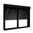 Ver imagem 3 de Janela Veneziana Integrada Motorizada 120x150cm Alumínio Preto Lucasa 110V