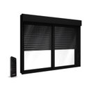 Ver imagem 2 de Janela de Alumínio de Correr 2 Folhas Móveis com Persiana Automatizada 110v 120x150 - Lucasa Eccellente