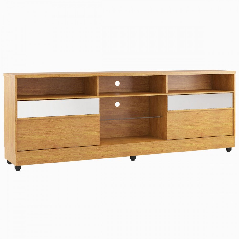 Rack para TV Até 70 Polegadas Zurique 2 Portas Mel - Viero Móveis ...