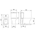 Ver imagem 3 de Kit 2 Vasos Sanitários com Caixa Acoplada e Assento Soft Close Nexo Roca