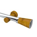 Ver imagem 1 de Kit Varão para Cortina Completo Nobre 28mm 3 Metros com 2 Emendas Jade