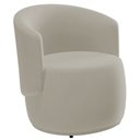 Ver imagem 6 de Poltrona Decorativa Aisha Orgânica Veludo Bege Claro - Desk Design