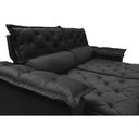 Ver imagem 3 de Sofá Top Compact 180cm Retrátil e Reclinável Preto - Ws