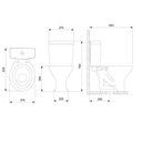 Ver imagem 7 de Kit 5 Vasos Sanitários com Caixa Acoplada e Assento Saveiro Celite