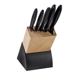 KIT - Faqueiro Plenus 6 Peças + 1 Moedor de Sal ou Pimenta em Acrílico e Inox - Tramontina - 7