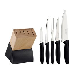 KIT - Faqueiro Plenus 6 Peças + 1 Moedor de Sal ou Pimenta em Acrílico e Inox - Tramontina - 8