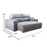 Sofá Retrátil e Reclinável 3 Lugares Dalia Suede - 3