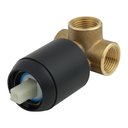 Ver imagem 4 de Misturador Monocomando Chuveiro Acabamento Quadrado Preto