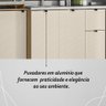 Armário de Cozinha Completa com Balcão para Pia Mdf 9 Portas Vert Plus - Freijó/soft - 7