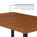 Ver mais imagens de Conjunto Sala de Jantar 4 Cadeiras Tampo de Madeira Maciça Ripado 120x75cm Berlim Preto