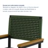 Conjunto Sala de Jantar 6 Cadeiras Madri com Braço Mesa Redonda 150cm Tampo Mdf Coliseu - 12