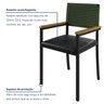 Conjunto Sala de Jantar 6 Cadeiras Madri com Braço Mesa Redonda 150cm Tampo Mdf Coliseu - 10