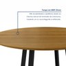 Conjunto Sala de Jantar 6 Cadeiras Madri com Braço Mesa Redonda 150cm Tampo Mdf Coliseu - 5