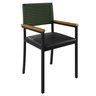 Conjunto Sala de Jantar 6 Cadeiras Madri com Braço Mesa Redonda 150cm Tampo Mdf Coliseu - 14