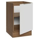 Ver imagem 6 de Balcão de Cozinha 50cm 1 Porta (sem Tampo) Rustic/branco Stella Madesa